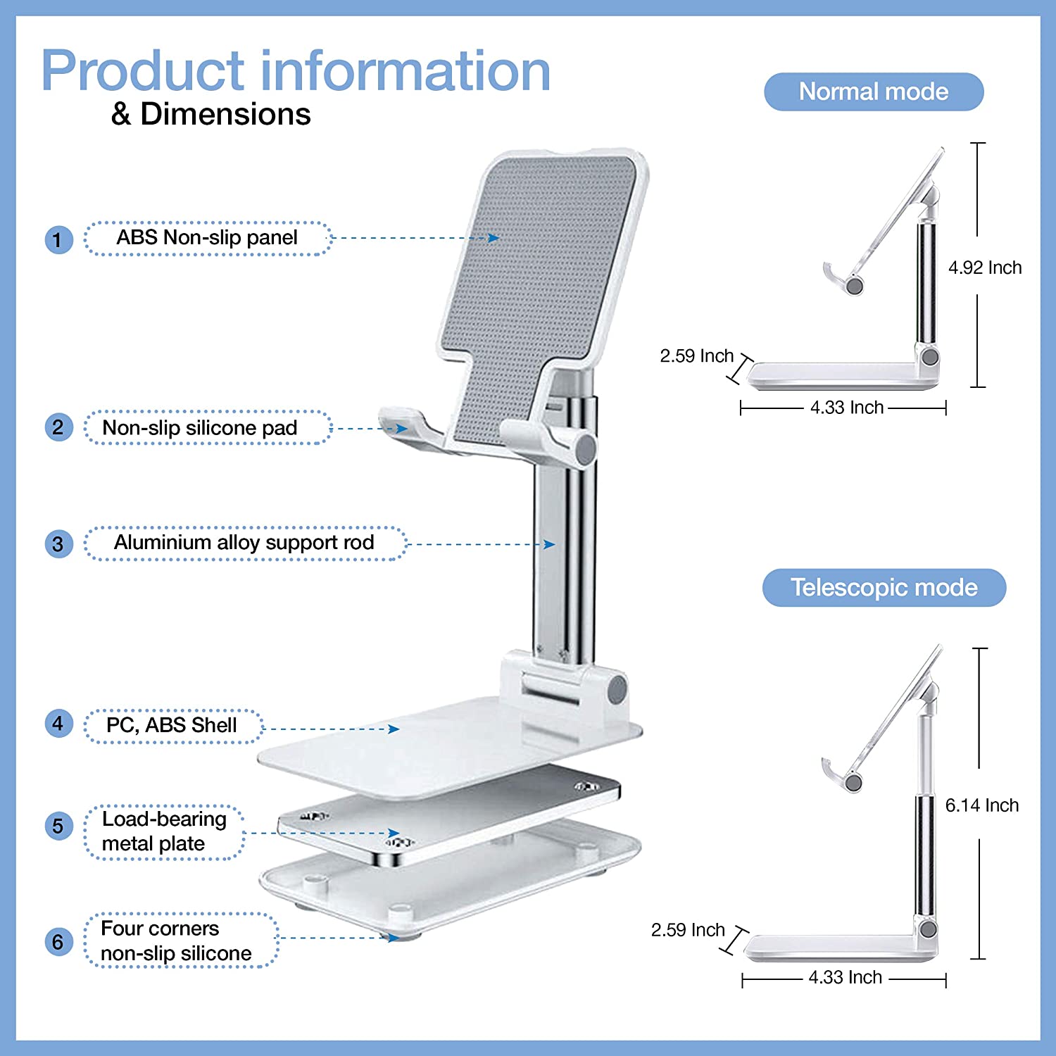 Desktop Mobile Phone Holder