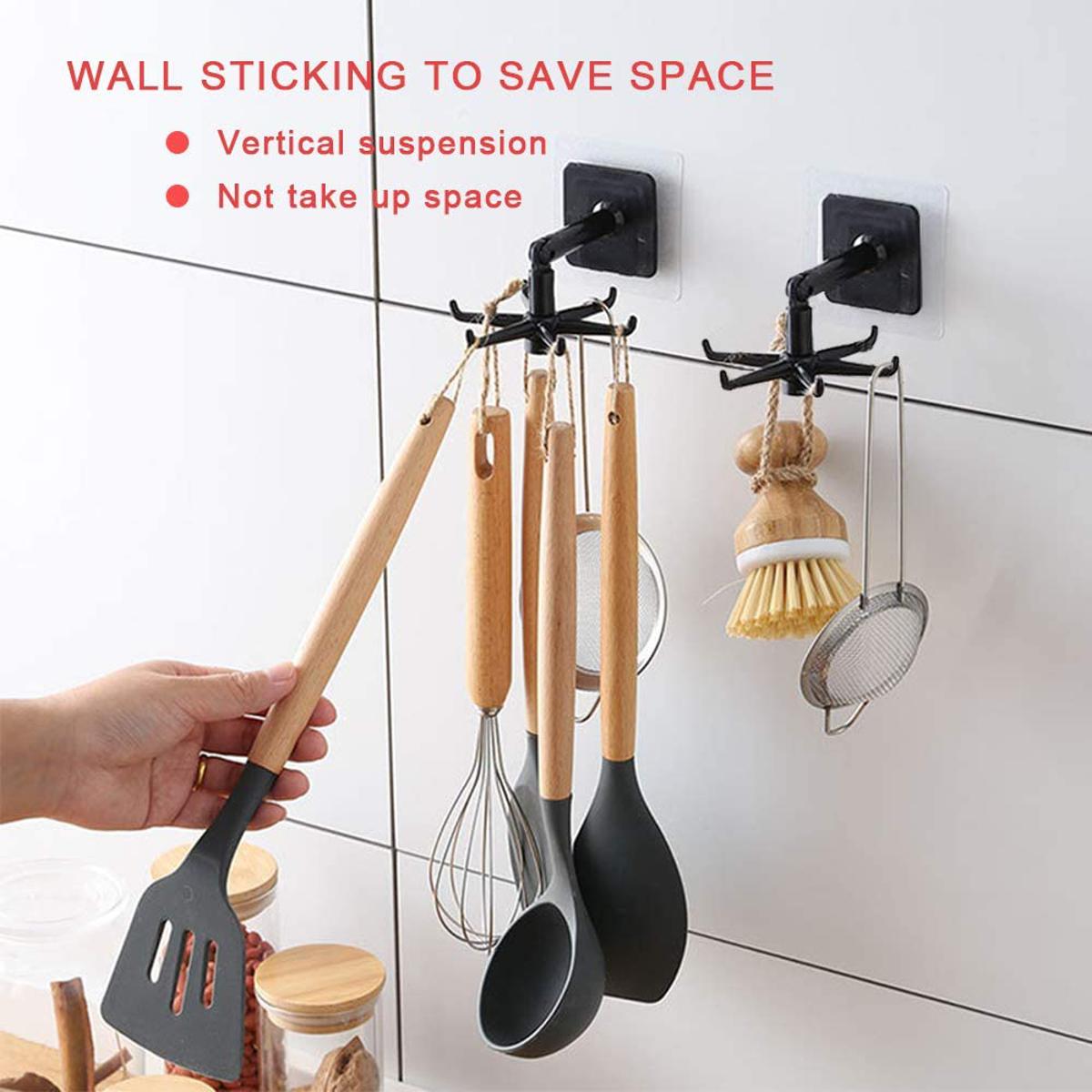 Spatula Spoon Rotating Hook