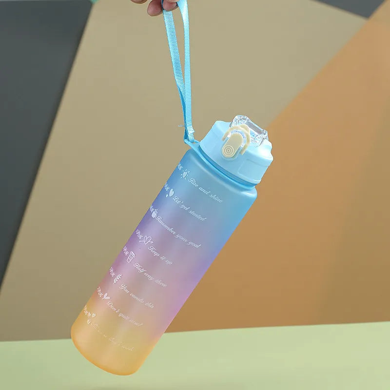 03 Pcs Set Motivational Water Bottle