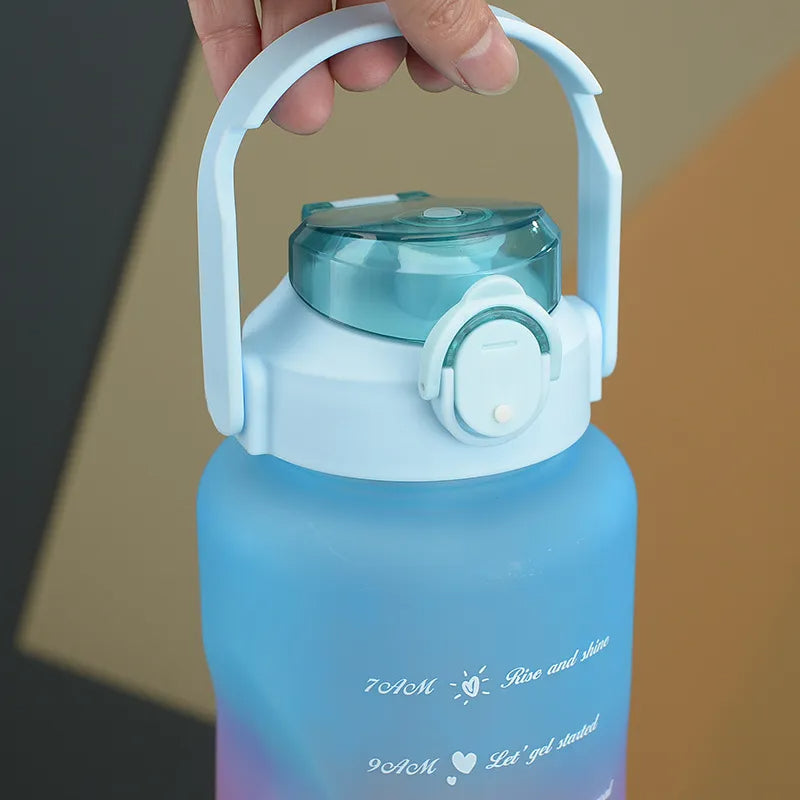 03 Pcs Set Motivational Water Bottle