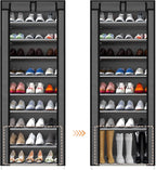 10 Layer Dust Proof Shoe Rack
