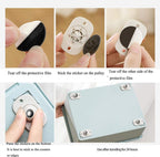 4pcs Pulley Self-adhesive Wheels