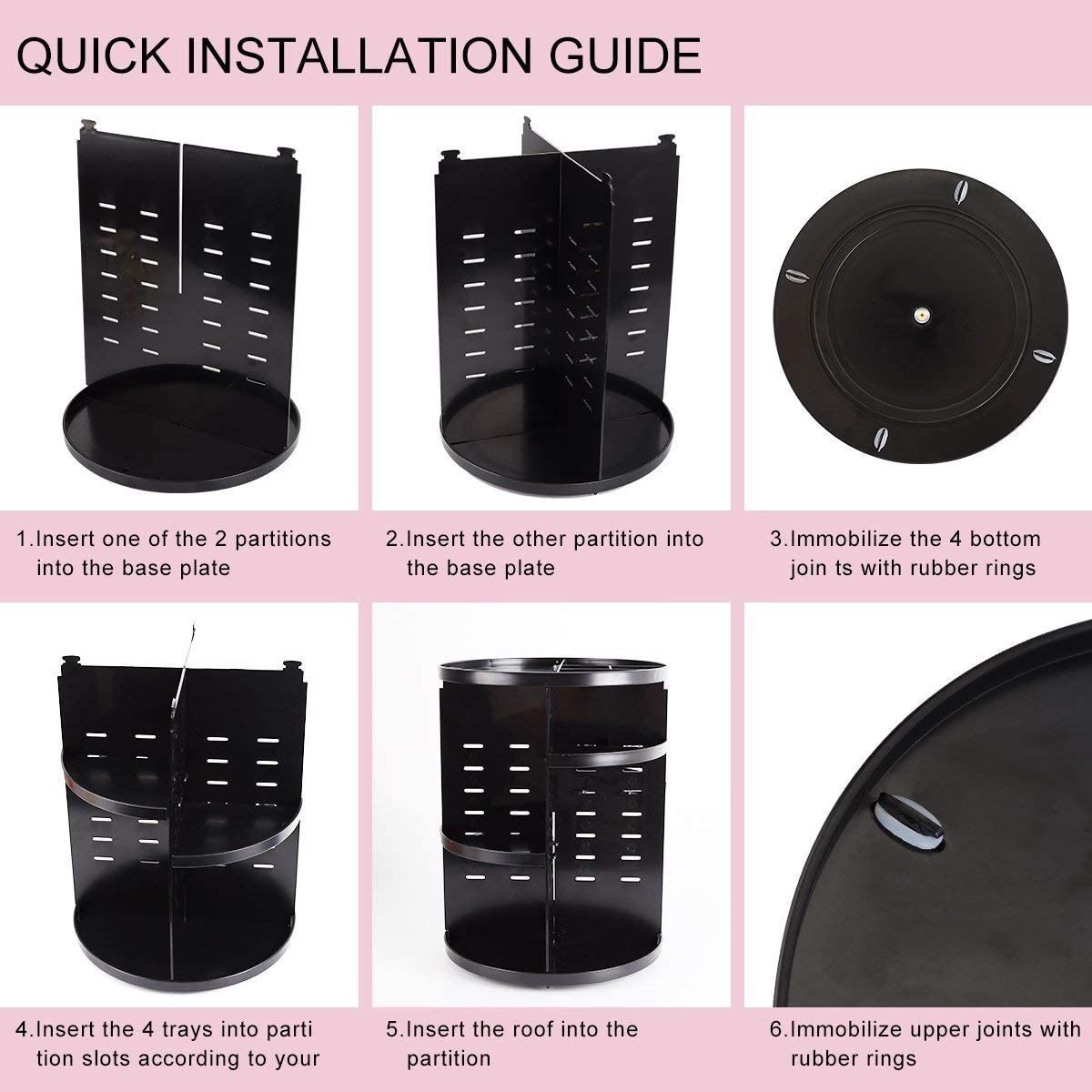 Rotating Cosmetic Organizer