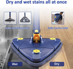 360 Triangle Adjustable Mop With Twist Squeeze