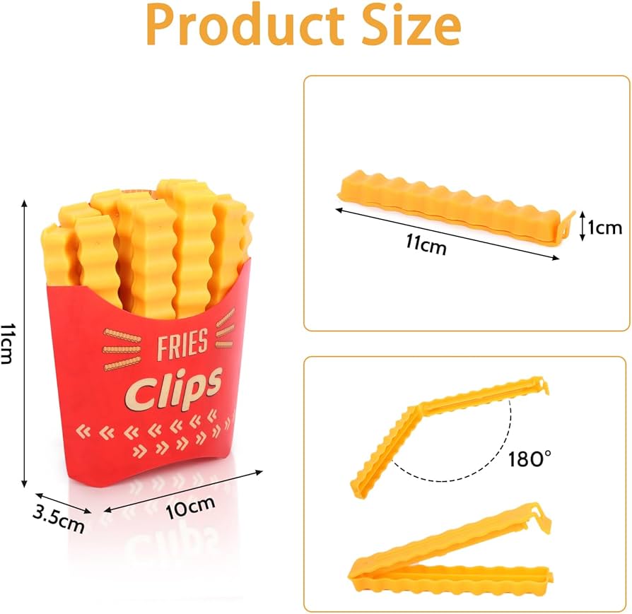 Fries Food Sealing Clips