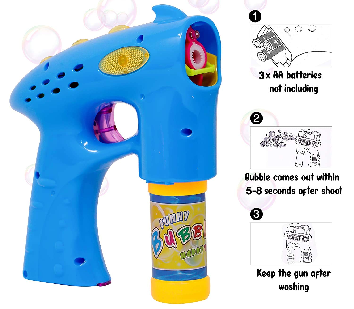 Battery Operated Bubble Gun