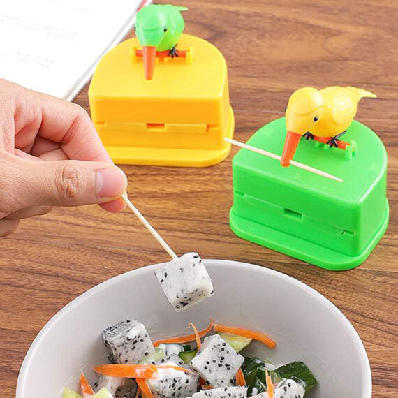 Bird Toothpick Holder Dispenser