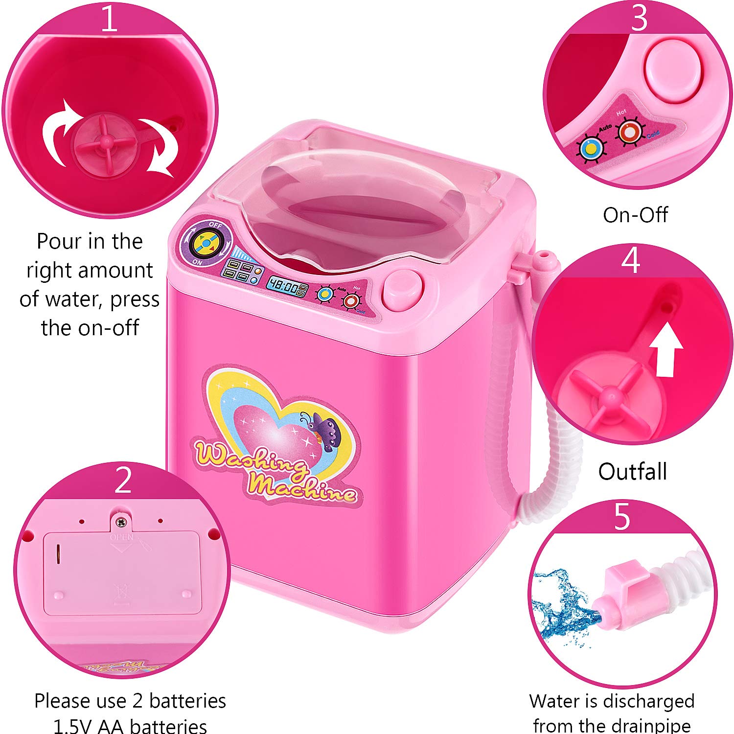 Electric Makeup Brush Cleaning Washing Machine