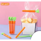 5 PCS Carrot Food Sealing Clips