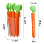 5 PCS Carrot Food Sealing Clips