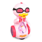 Electric Walking Music Lighting Spray Duck