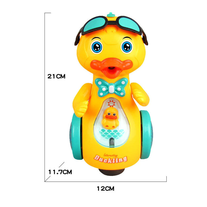 Electric Walking Music Lighting Spray Duck