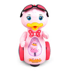 Electric Walking Music Lighting Spray Duck