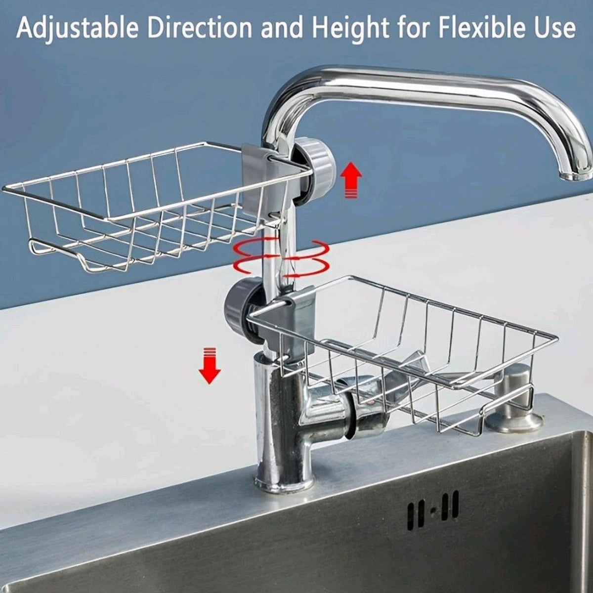 Faucet Sink Caddy Organizer