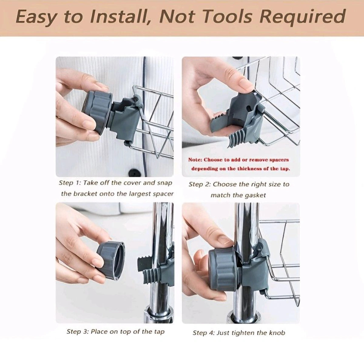 Faucet Sink Caddy Organizer