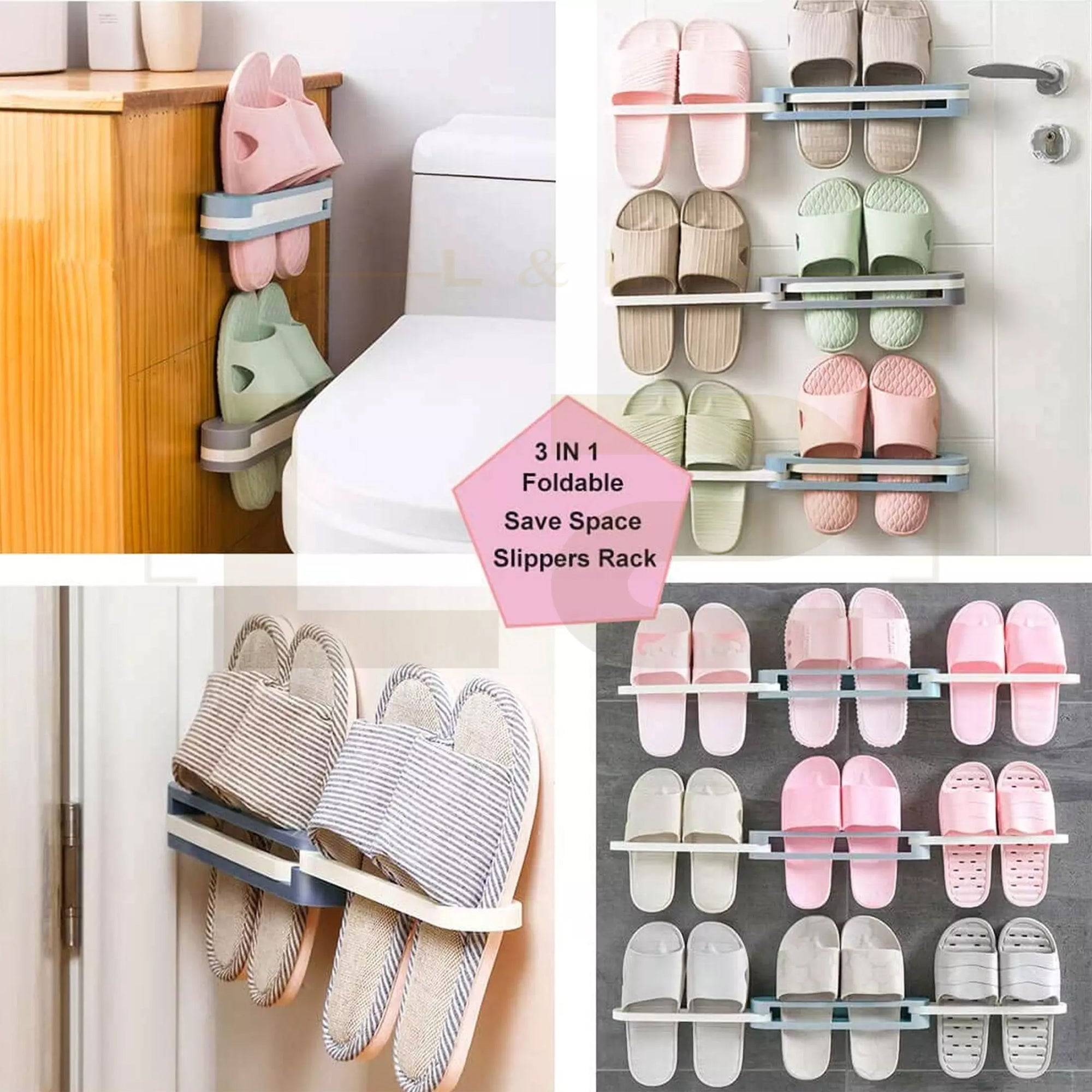 Foldable Slipper Shoe Holder