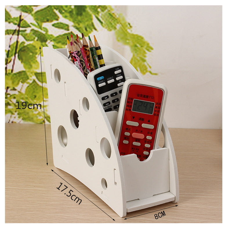 DIY Wood Remote Organizer