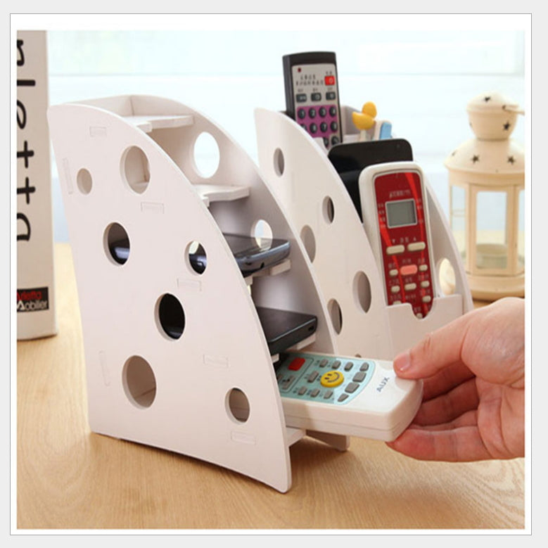 DIY Wood Remote Organizer