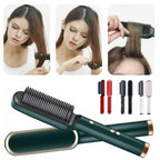 Hair Straightener Brush Comb