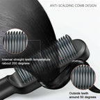 Hair Straightener Brush Comb