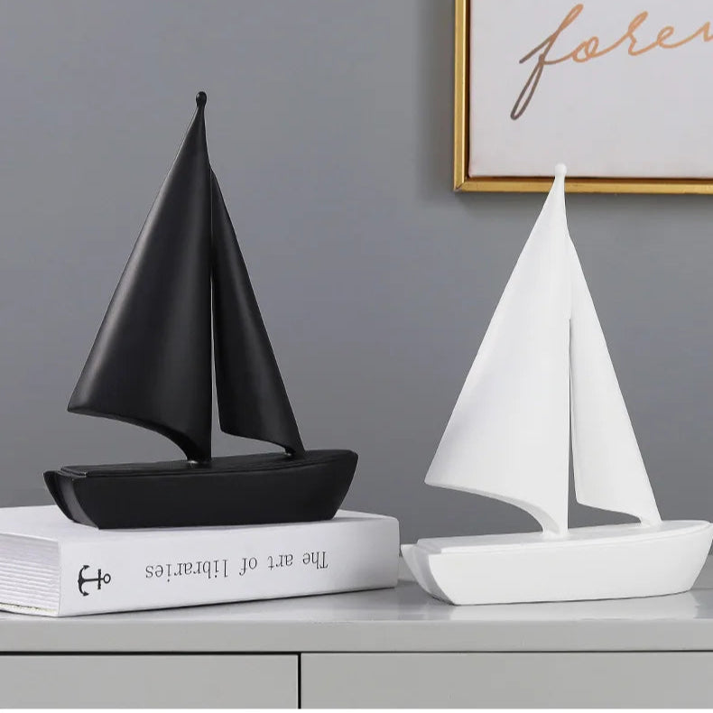 Resin Sailboat Ornament