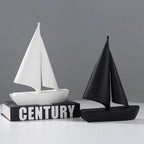 Resin Sailboat Ornament