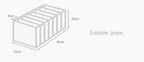 7 Grids Jeans Organizer