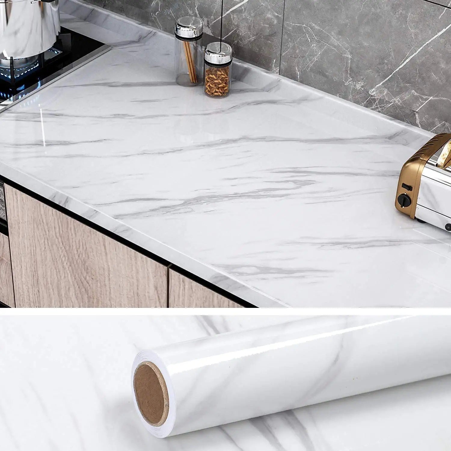 Marble Adhesive Sticker Paper
