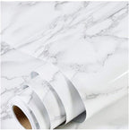 White Marble Adhesive Sticker
