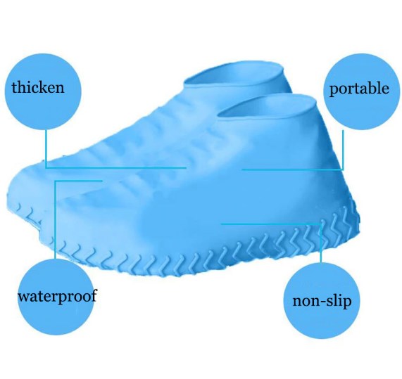 Reusable Silicone Waterproof Shoe Covers
