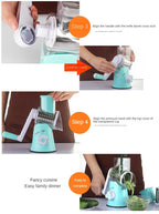 Rotary Drum Vegetable Cutter Grater