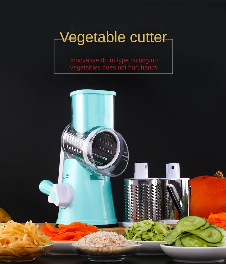 Rotary Drum Vegetable Cutter Grater