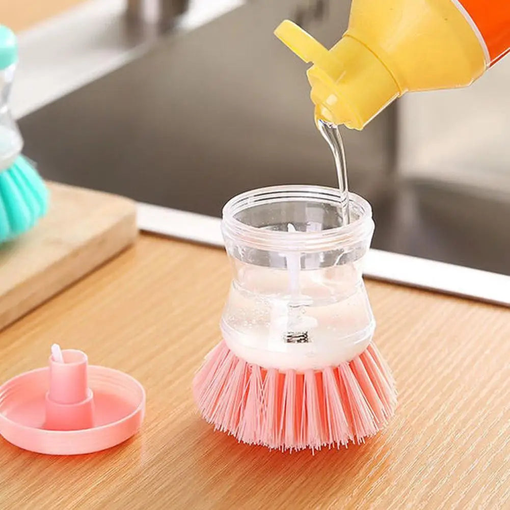 Soap Dispensing Dishwashing Brush