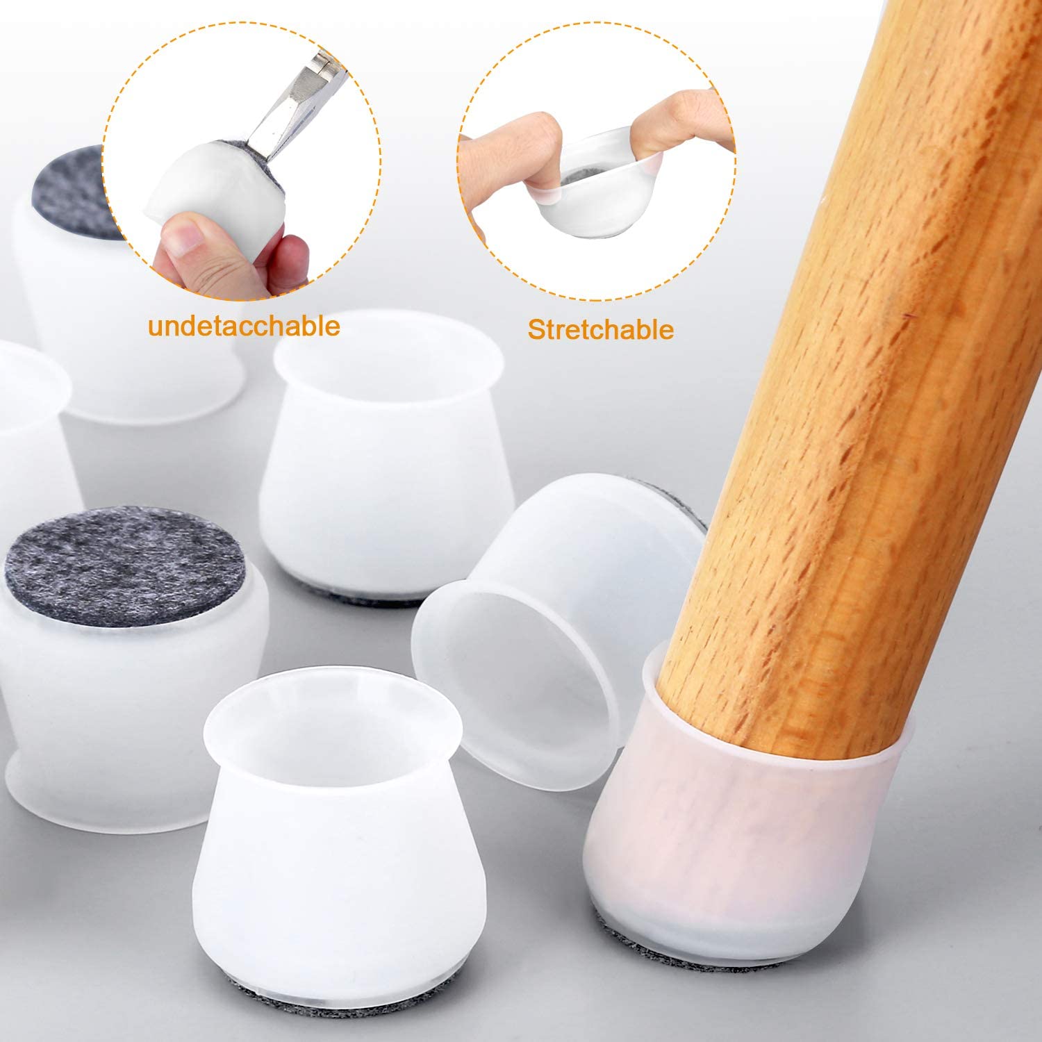 Silicone Chair Leg Protectors