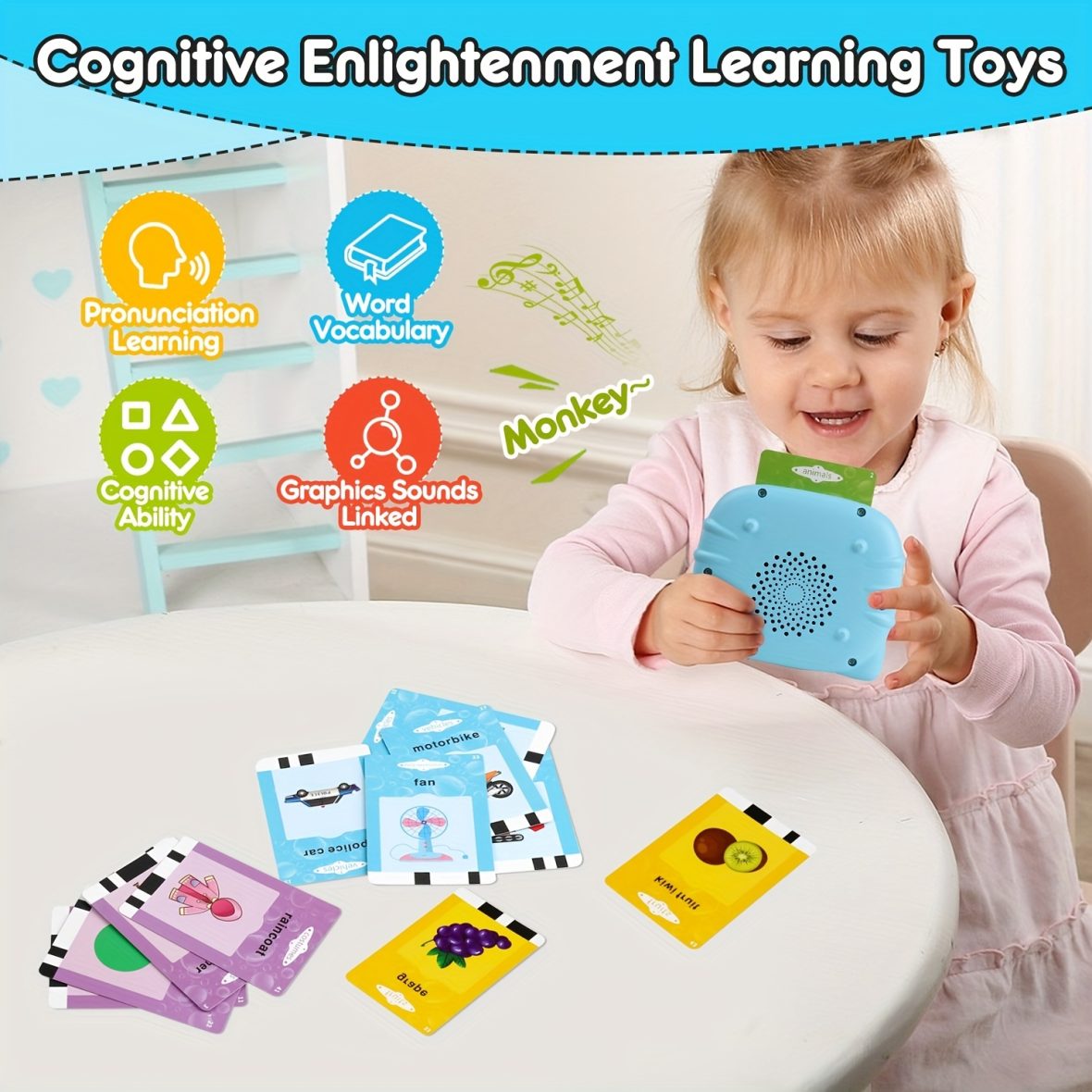 Toddler Talking Flash Cards Reader