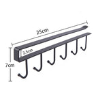 Under Cabinet 6 Hooks Hanger