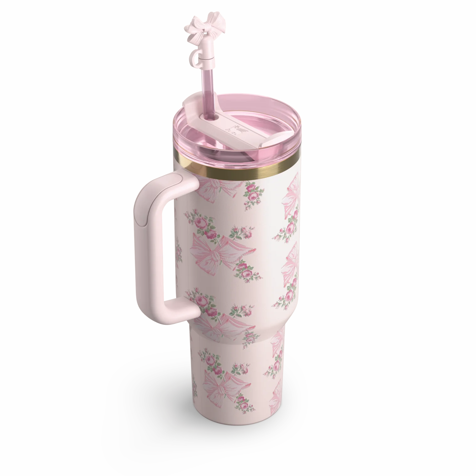 Stanley x LoveShackFancy Holiday Quencher | 40 OZ PINK