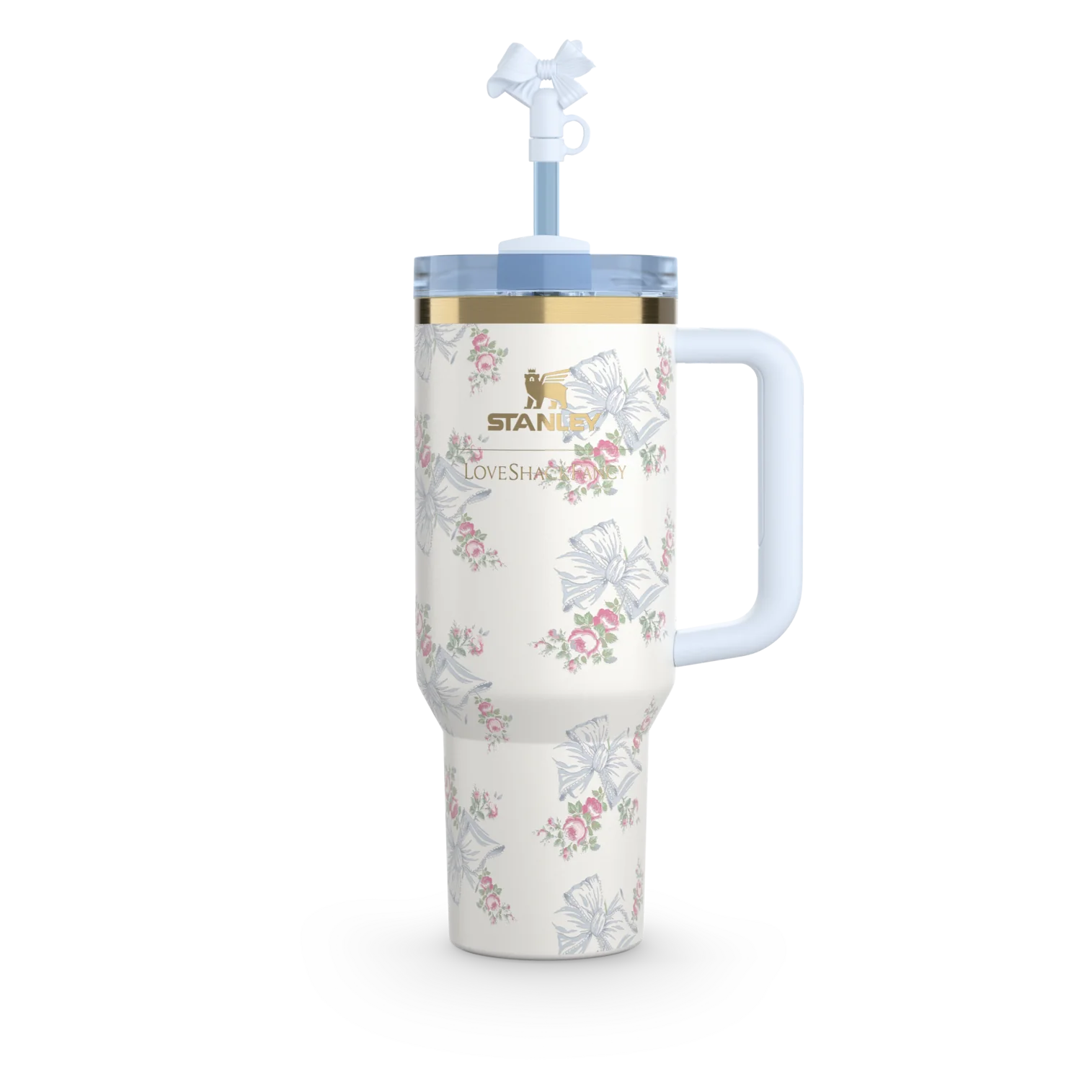 Stanley x LoveShackFancy Holiday Quencher | 40 OZ BLUE