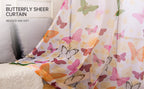 Butterfly Sheer Tulle Curtain